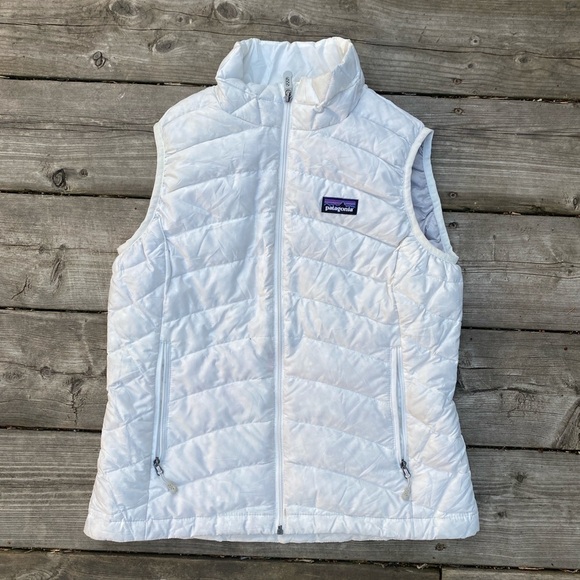 2013 Patagonia Down Sweater Jacket Vest XS White - Picture 3 of 8